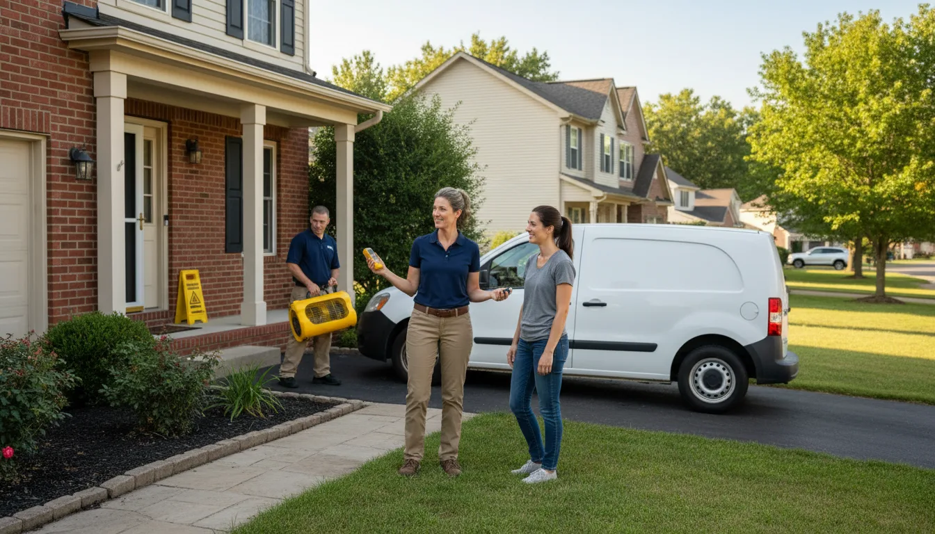 Residential water damage restoration in Henderson, NV